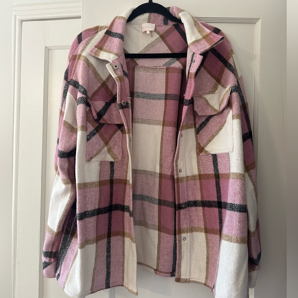 Purple boutique shacket